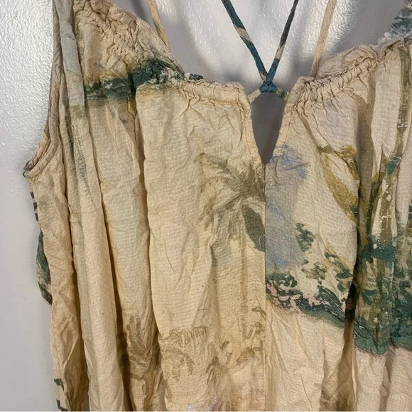 Anthropologie x Tahnee Kelland Strappy Tropical Print Midi Dress - Picture 6 of 16